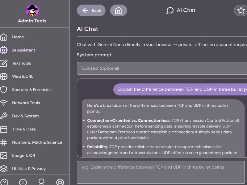 AI-assistent met Gemini Nano