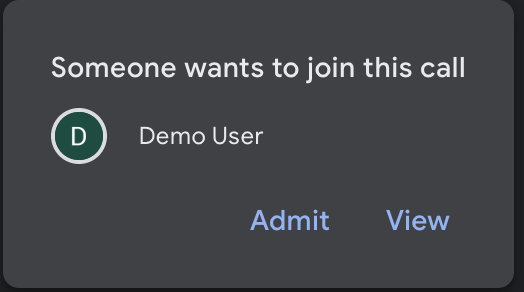 Button for access for host