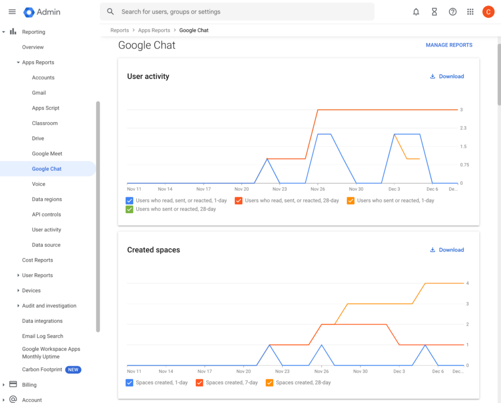 Google Chat - Update